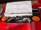 Olivetti Valentine Typewriter Refurbished Fully Working Used Polished Finish