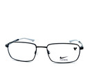 New Nike Men s 4294 002 Black Gray Eyeglasses Metal Frame 54-18-145mm  Full Rim