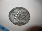 Vintage Masonic Olive Branch Lodge  16 Metal Belt Buckle