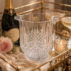 Vintage Cristal D   arques Lead Crystal Ice Bucket   French Champagne Cooler  Bar