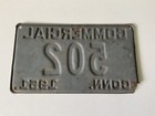 Rare 1951 Connecticut Commercial 3 Digit License Plate
