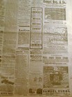 Lot Of 5 1880-1890 Rare Original Newspapers Omaha Nebraska Wild West Frontier