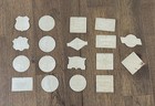 Vintage Lot Of 18 Unique 1950   s Post Cereal Railroad Train Small Tin Metal Signs