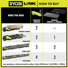 Link 2-in-1 Shelving Bracket  2-pack 