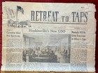 Vintage Wwii Ww2 Newspaper Retreat To Taps Camp Campbell Ky Yankee Division 26th