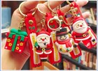 1pc Cute Panda Xmas Keychain Keyring Bag Car Hanging Pendant Xmas Gift For Girl