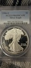 1986-s 1 Troy Oz Ag 999 America Eagle  1 Pcgs Proof69 Dcam Slabbed   Beautiful