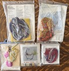 Vintage Mixed Lot Cross Stitch embroidery crochet Kits - New