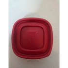 Lot Of 5 Rubbermaid 7j57 Red Easy Find Lid 2 Cup Food Storage Container Lid Only