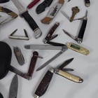 Vintage   Modern Knife Lot 30  Folding Fixed Blade Knives