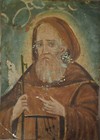 Antique Retablos Religious Figures Oil On Tin