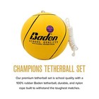  School Quality Tetherball Set - Soft-touch Tetherball Ball And Rope 