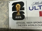 Michelob Ultra Fifa World Cup 2026 Banner 35x24 Soccer Beer Bar Mancave Garage