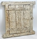Antique Wooden Wall D  cor Small Window Original Old Hand Crafted New Painted