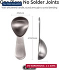 18 8 Stainless Steel Coffee Scoop  2 Tbsp Scoop Metal Measure Spoon