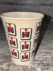 Vintage International Harvester Logo Paper Coffee Cup Ih Advertising Farm