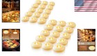 Durable 48 Pack Waterproof 3    Tealights For Romantic Settings   Party Decor