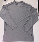 O   neill Men   s Long Sleeve Rash Guard Shirt     Gray  Size Medium     Upf 50