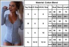 Women s V Neck Knitted Bodysuit Bodycon Long Sleeve Romper Jumpsuit Leotard Tops