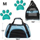Soft-sided Airline Approved Pet Cat Carrier Bag  Comfort Case  Sizes M   L    