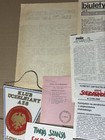 Polish Solidarity Ephemera 1980s Lot Election Bulletins Event Passes Stickers  