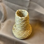 Handwoven Coiled Basket Vase