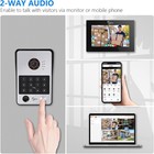Tuya Wired Video Intercom 7  1080p  3-in-1 Unlock  fingerprint rfid password 
