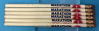 Vintage Marathon Gasoline   lubricants Pencils     Ohio Oil Co     Nos Lot Of 6