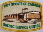 1960 s Boy Scouts Of Canada Quebec Service Centre Sew On Patch Vintage Retro