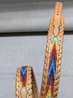 Vintage Usa Made Beaded Native American 30 Buckle Belt Southwestern Indian