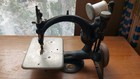Antique Willcox   Gibbs Noiseless Chain Stitch Treadle Sewing Machine Wood Top 
