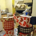 Assorted Craft Ribbon Lot - Heart  Plaid  Christmas Tree  Candy Cane  Striped