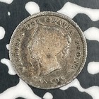 1880-h Canada 5 Cents Lot f6761 Silver 