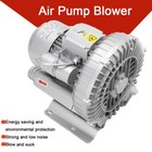 370w Commercial Aquaculture Air Pump Pond Air Blower For Aquarium Hydroponics