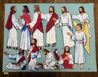 Betty Lukens Flannel Graph Felt Bible Cutout 700  Figures Original Box 32 Sheets