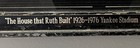Yankees Stadium Ticket Price Board Plaque Sign   26   x24    
