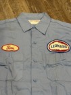 Vintage Original Leonard Gas Station Attendant Uniform Shirt Tom S Gas Oil