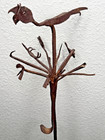 Yoruba Iron Staff Osun Opa Orire Vintage Babalawo Tribal Art