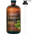 Cold-pressed Organic Castor Oil In Glass Bottle - 16 Fl Oz - 100  Pure And Natur