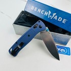 Benchmade Knives 535-custom Bugout Crater Blue Grivory Handle S30v Folding Knife