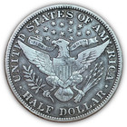 1909 Barber Half Dollar Very Fine Vf Coin  18980
