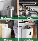 2 Gallon Clear Trash Bags 120 Count Small Garbage Can Liners Bathroom Office