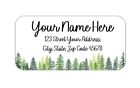 48  Personalized Trees Greenery Return Address Labels   custom Stickers  a126 