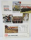 Vintage Wil-rich Coulter Chisel Plow Brochure Equipment Farming Lear Siegler