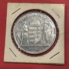 5 Peng   Hungary Coin  1943  For The 75th Anniversary Of Mikl  s Horthy   Birth