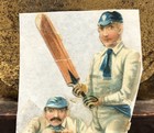 Victorian Die Cut Cricket Scrap  play  By Raphael Tuck   Sons L16
