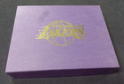 Los Angeles Lakers Yellow Forum Floor 8x10 Nba Court Piece Six-time Champions