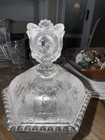 Vtg Imperial Glass Zodiac Horoscope Astrological Signs Covered Candy Dish 9 5 