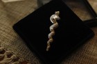 Rod Of Asclepius Sculpted Lapel Pin - Gift For Doctors  Nurses  Medical Students