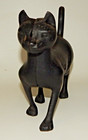 Vintage Cast Iron Black Cat Bank